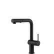 Gessi Inedito Right Angle Pull Out Spray Mixer in Matte Black