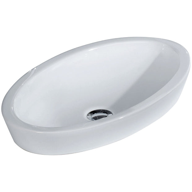 Fienza RAK Resort Semi-Inset Basin, Gloss White