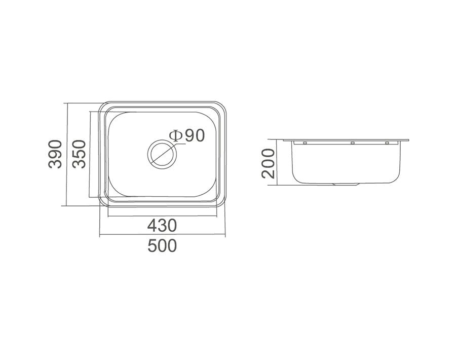 Zenmo Lavassa Laundry Tub 30L SS A21