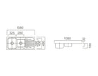 Zenmo Dante 1 and 1/2 Sink with Tap Hole and Drainer