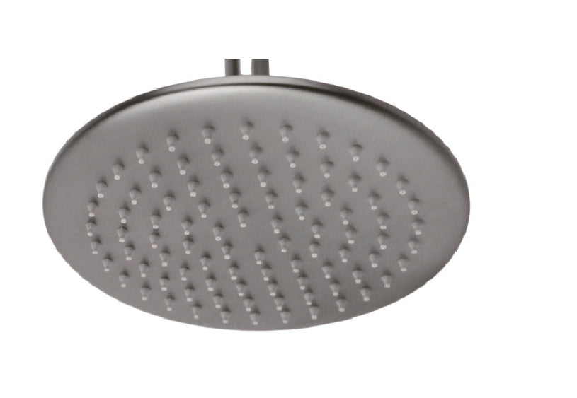 Zenmo Doccia 200mm Round Shower Head in Gun Metal
