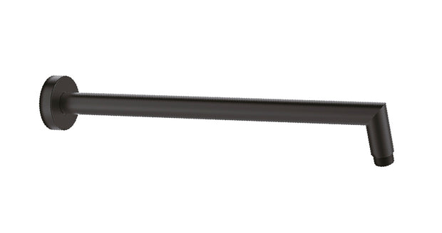 Zenmo Doccia Round L Shaped Shower Arm in Matte Black
