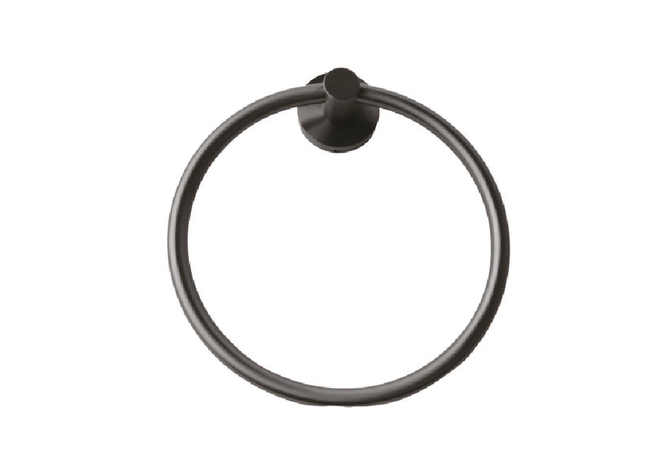 Zenmo Jess Towel Ring in Gun Metal