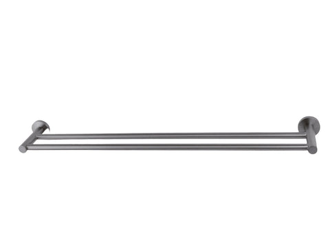 Zenmo Jess 75cm Double Towel Rail in Gun Metal