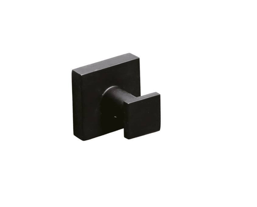 Zenmo Qubi Single Robe Hook in Matte Black