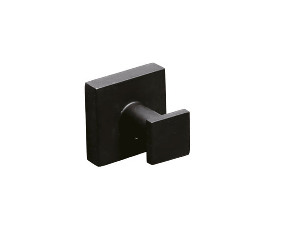 Zenmo Qubi Single Robe Hook in Matte Black