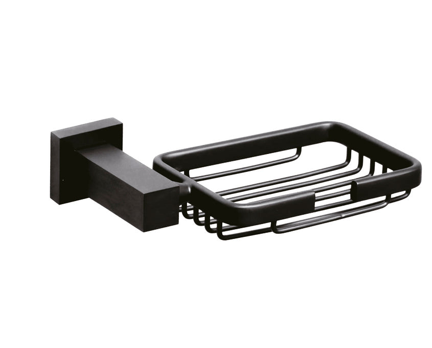 Zenmo Qubi Soap Dish in Matte Black