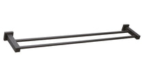 Zenmo Qubi 75cm Double Towel Rail in Matte Black