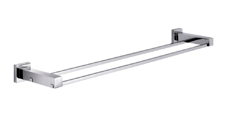 Zenmo Qubi 75cm Double Towel Rail in Chrome