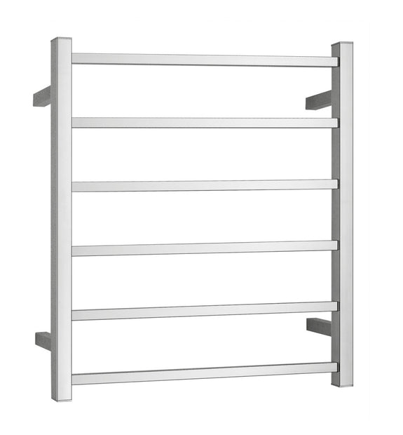 Zenmo Qubi Non Heated Stainless Steel Towel Ladder Square Bar in Chrome