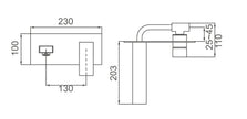Zenmo Acqua Wall Bath and Basin Mixer