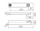 Zenmo Exon Swivel Bath Spout