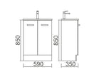 Zenmo Junior Floor Standing Vanity 600mm