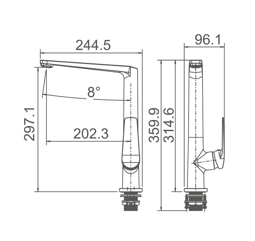 Zenmo Exon Sink Mixer
