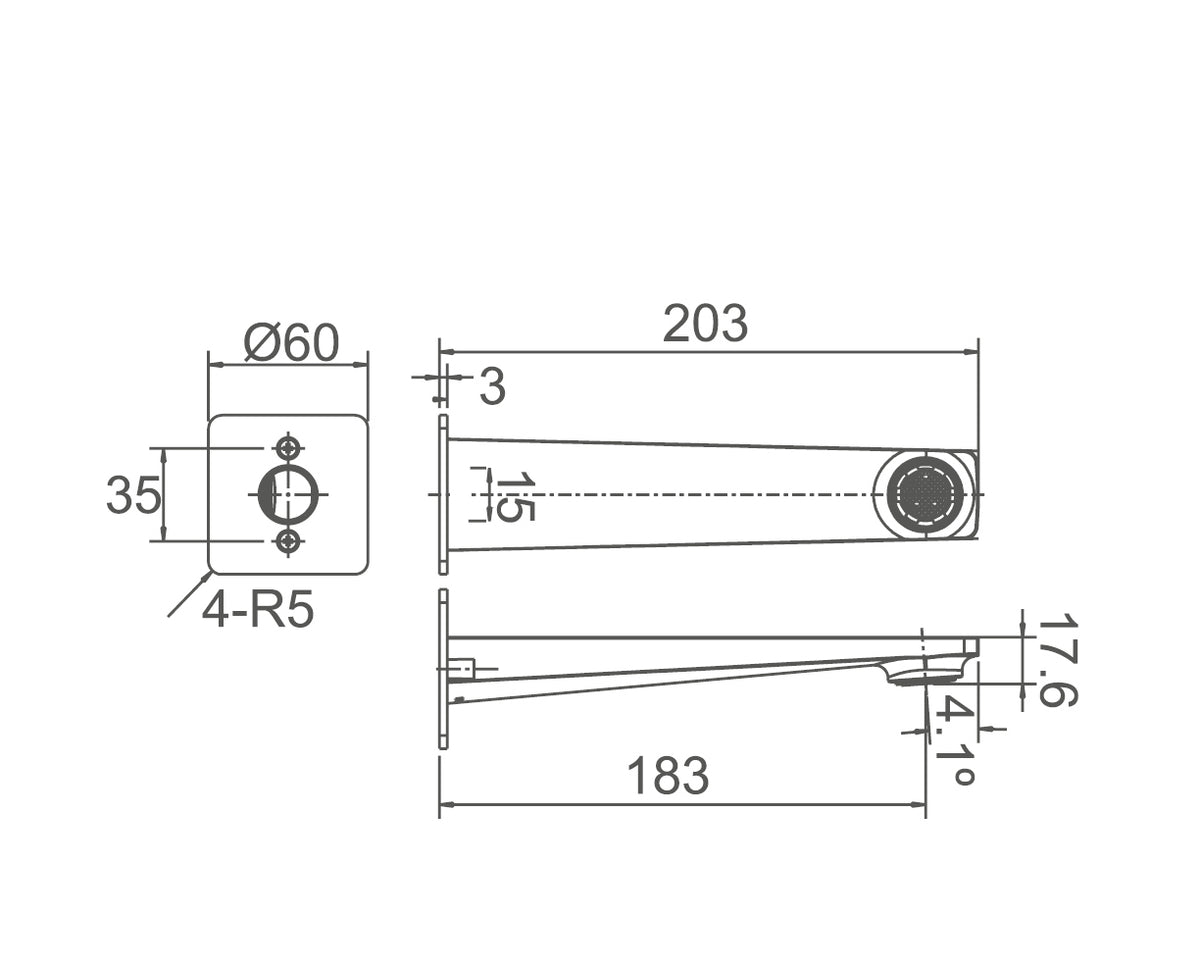 Zenmo Exon Fixed Bath Spout