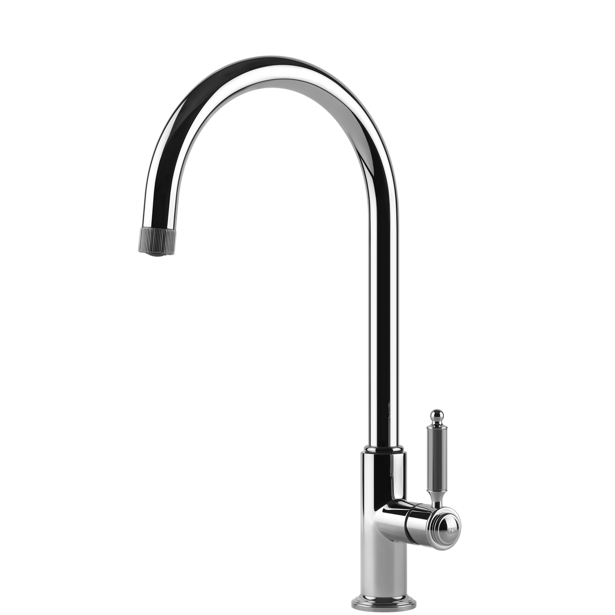 Gessi Venti20 Goose Neck Swivel Mixer in Chrome