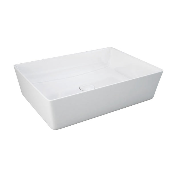 RAK Feeling Rectangular Above Counter Basin, Alpine White in Alpine White