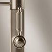 Gessi Venti20 Goose Neck Pull Out Mixer in a styled room