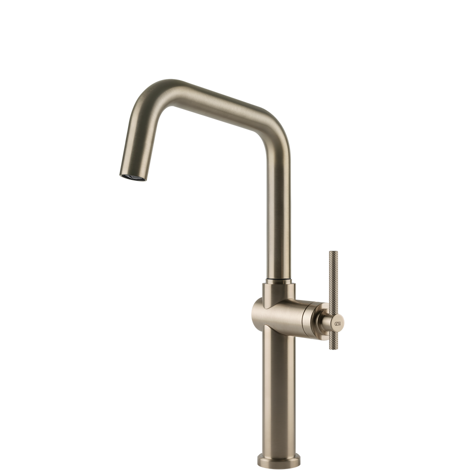 Gessi Habito Square Goose Neck Swivel Mixer