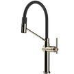 Gessi Habito Goose Neck Semi Professional Spray Mixer in Nickel
