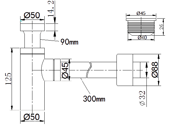 Zenmo Bottle Trap 32mm and 40mm