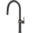 Gessi Habito Goose Neck Pull Out Mixer in Brushed Black