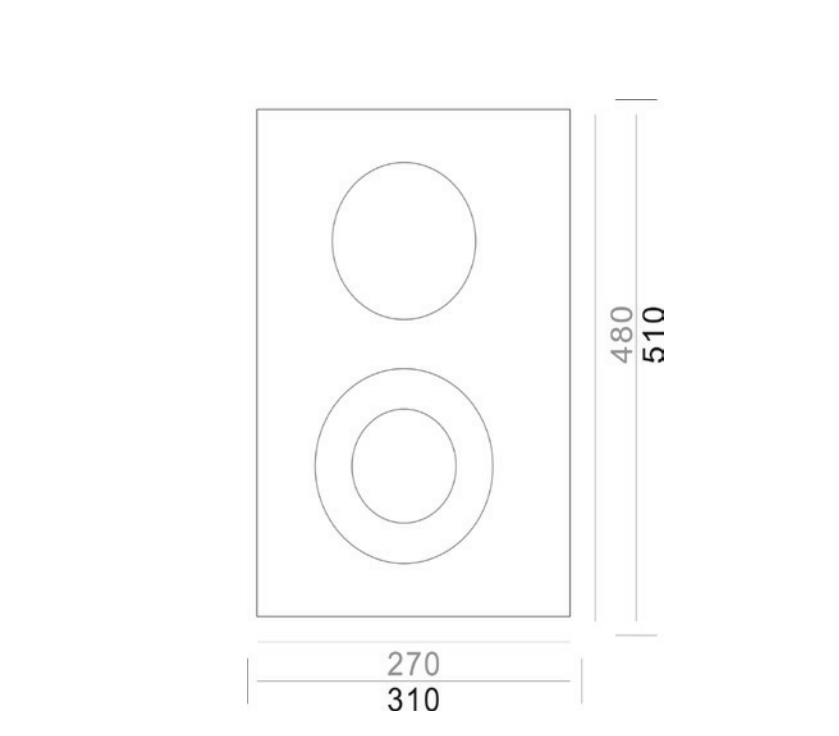 Ceramic Electric Cooktop 300mm