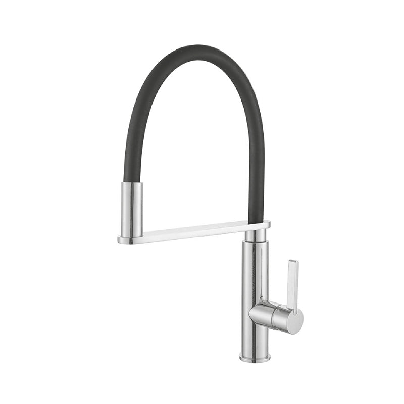 Zenmo Kenzo Sink Mixer with Black Hose in Chrome