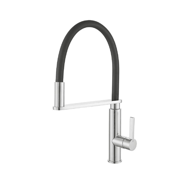 Zenmo Kenzo Sink Mixer with Black Hose in Chrome