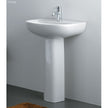RAK Compact 550 Pedestal Basin, Gloss White