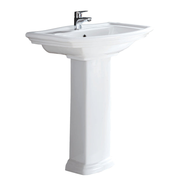 Fienza RAK Washington Pedestal Basin, Gloss White