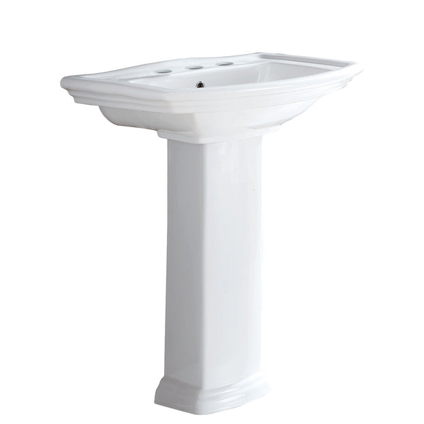 Fienza RAK Washington Pedestal Basin, Gloss White