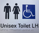 Zenmo Mobi Care Sign Unisex Accessible Toilet Left Hand