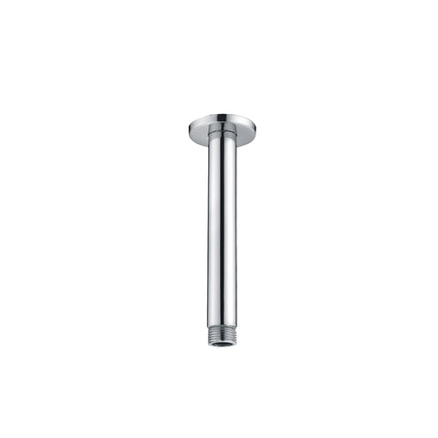 Zenmo Doccia 300mm Round Ceiling Dropper in Chrome shower arm