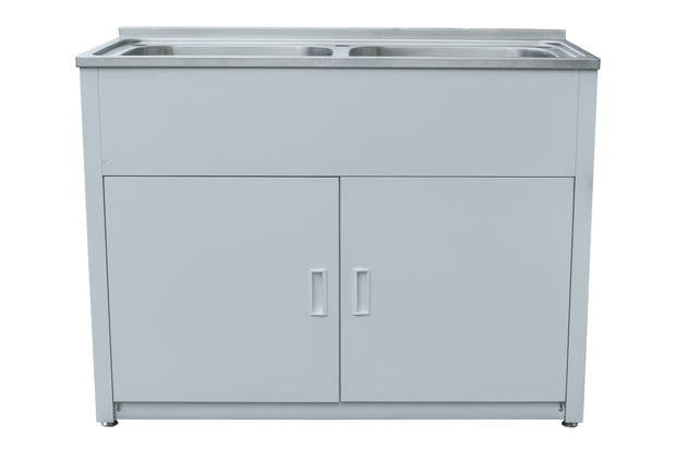 Zenmo Lavassa Double Bowl Laundry Trough and Cabinet