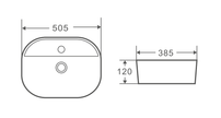 Zenmo Exon Above Counter Basin