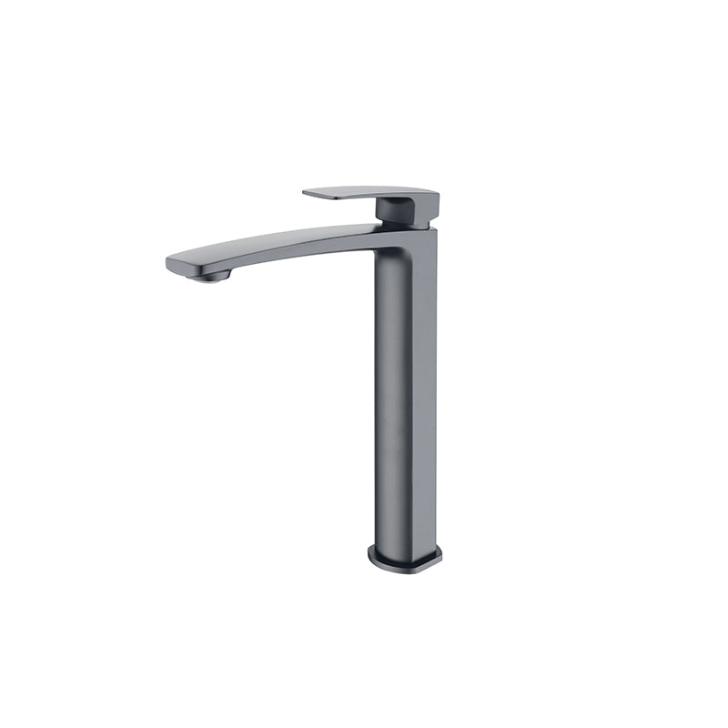 Zenmo Bravo-II Tower Basin Mixer in Gun Metal