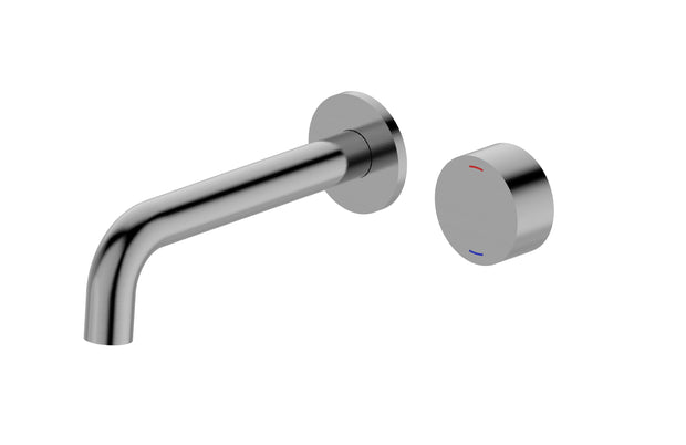 Zenmo Vivo Basin and Bath Set in Brushed Nickel