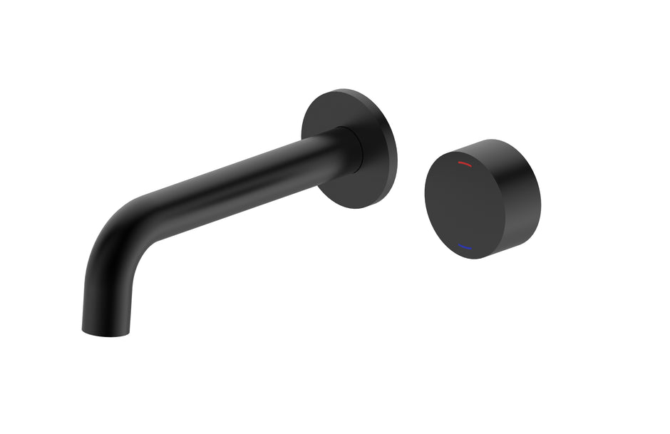 Zenmo Vivo Basin and Bath Set in Matte Black
