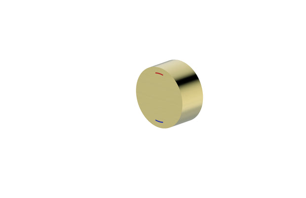 Zenmo Vivo Wall Mixer with Progressive Cartridge in Brushed Brass