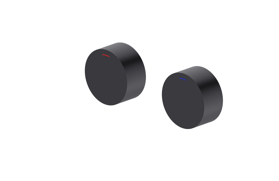 Zenmo Vivo Wall Top Assembly with Spindle Cartridge in Matte Black