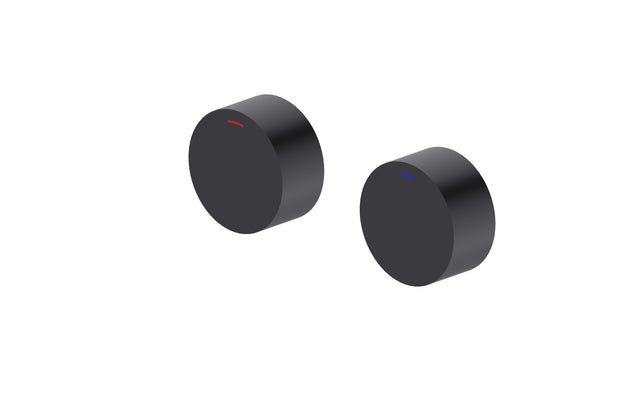 Zenmo Vivo Wall Top Assembly with Spindle Cartridge in Matte Black