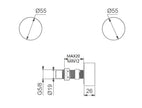 Zenmo Vivo Wall Top Assembly with Spindle Cartridge