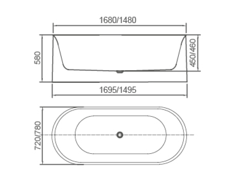 Zenmo Piaza Round Freestanding Bath