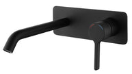 Zenmo Kenzo Wall Basin and Bath Set in Matte Black