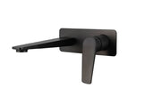 Zenmo Exon Wall Basin and Bath Set Mixer in Gun Metal