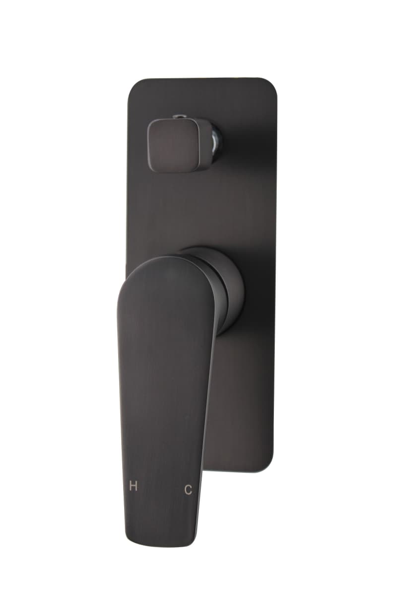 Zenmo Exon Shower Mixer with Diverter in Gun Metal