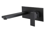 Zenmo Acqua Wall Bath and Basin Mixer in Matte Black