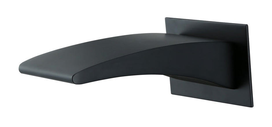 Zenmo Acqua Waterfall Bath Spout in Matte Black