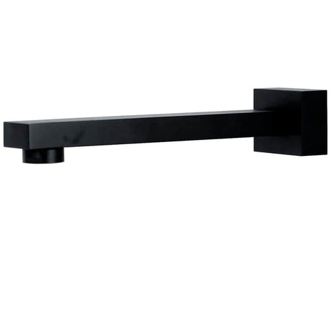 Zenmo Acqua Square Bath Spout in Matte Black